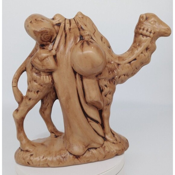 Nativity Camel Ceramic Mold Glazed Tan Brown Replacement Figure Christmas - Picture 1 of 12